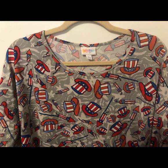Lularoe Americana - fireworks IRMA  🧨 🧨🧨 - Picture 2 of 5